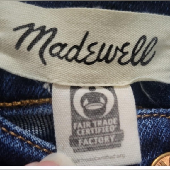 Madewell Mid Rise Kick Out Jean Size 25 - Picture 4 of 4